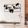 Gasijet Cherry Blossom Metal Wall Decor, Sakura Metal Wall Art, Japanese Art, Japanese Home Decor, Cherry Blossom Sign, Home Decor Living Room, Office Art (White, 53"x31"|135x79cm) view 3