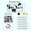 Gasijet Cherry Blossom Metal Wall Decor, Sakura Metal Wall Art, Japanese Art, Japanese Home Decor, Cherry Blossom Sign, Home Decor Living Room, Office Art (White, 53"x31"|135x79cm) view 4