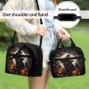 Bivxisrvo Halloween Insulated Lunch Bag for Teens Large Capacity Large Lunch Bag for Women Insulated with Strap Double Lunch Box for Outdoor Picnic School view 4