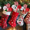 4Pcs Red White Christmas Tree Picks, Christmas Candy Cane Picks, Xmas Tree Topper Sticks Ornaments, Large Tree Woolen Candy Curly Topper Sticks Lollipop for DIY Craft Wreath Home Holiday Decor view 3