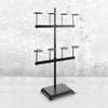 Sxlawesom Floor Hat Display Stand with Pulley, Safety Helmet, Helmet, Wig Storage Racks, Office Coat and hat Rack, Adjustable Height(12 Hats) view 1