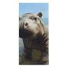 BVNMT Superfine Fiber Towels Soft Bath Towels are Lightweight and Highly Absorbent, Cute Baby Hippos Printed Hand Towel Featuring Quick Drying Properties 28.7 X 13.8 Inches view 1