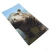 BVNMT Superfine Fiber Towels Soft Bath Towels are Lightweight and Highly Absorbent, Cute Baby Hippos Printed Hand Towel Featuring Quick Drying Properties 28.7 X 13.8 Inches view 3