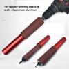 XHTLLO Spindle Sander Adapter 1.5in Mandrel, Aluminum Alloy Drill Sanding Kit for Wood and Metal, Includes Sandpaper and Wrench view 4