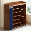SYLDMKJ Shoe Rack Shoe Rack 7-Layer Bamboo Shoe Storage Shelf, Used for Organizing Shoes in Bedroom Living Room Corridor and Storage Rack (with Cloth) Shoe Cabinet view 1