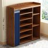 SYLDMKJ Shoe Rack Shoe Rack 7-Layer Bamboo Shoe Storage Shelf, Used for Organizing Shoes in Bedroom Living Room Corridor and Storage Rack (with Cloth) Shoe Cabinet view 2