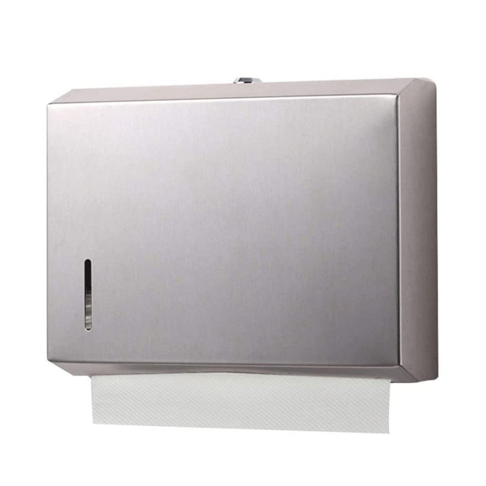 HYffUUOP Tissue Dispenser Paper Towel Dispenser Stainless Steel Hand Towel Dispenser Waterproof Paper Towel Holders for Household Commercial Easy to Use