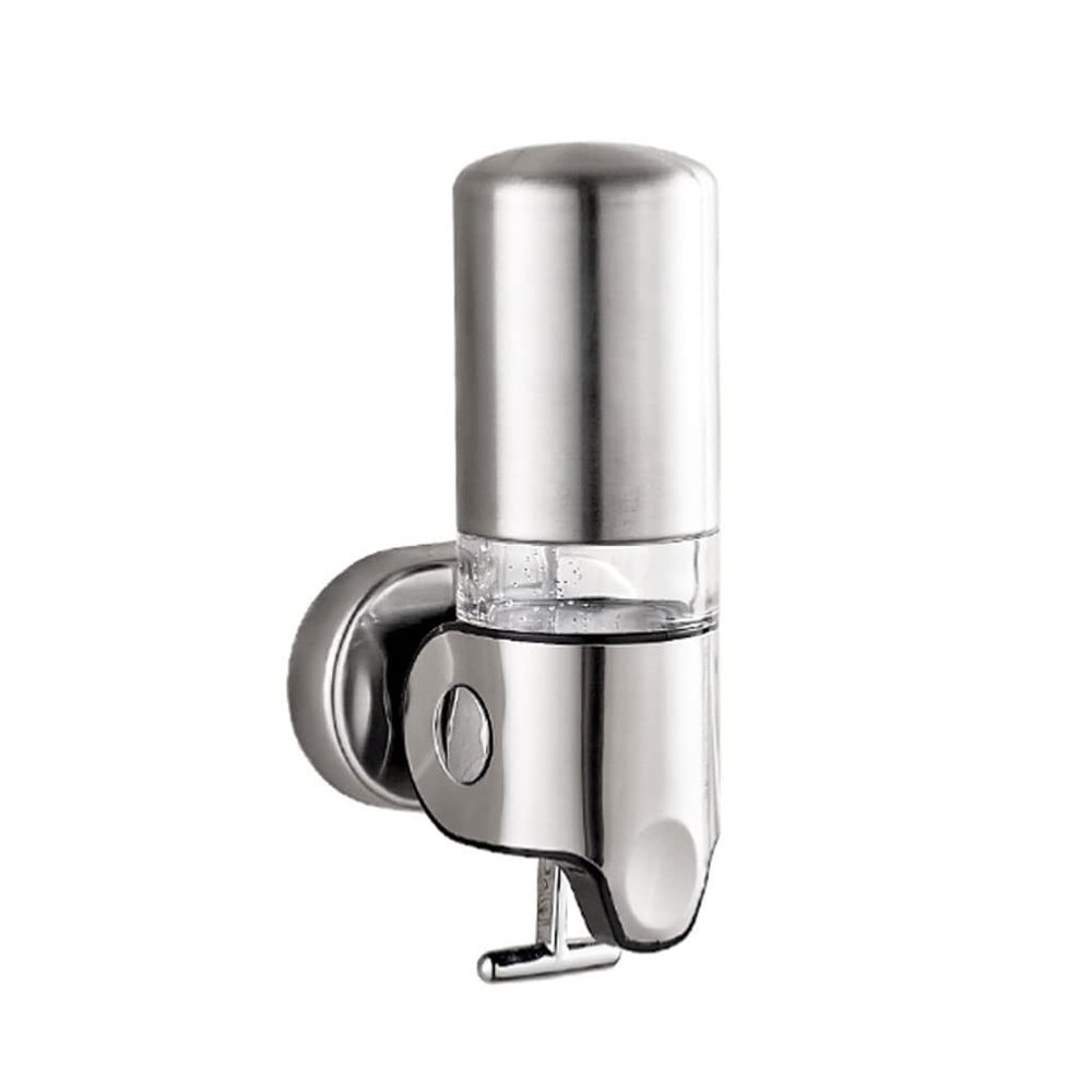 CKKNILV Soap Dispenser Lotion Dispenser Shower Dispenser 304 Stainless Steel Soap Dispenser Wall Mount Soap Shampoo Head Shower Liquid Dispenser for Bathroom Accessories Liquid D