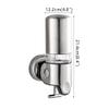 CKKNILV Soap Dispenser Lotion Dispenser Shower Dispenser 304 Stainless Steel Soap Dispenser Wall Mount Soap Shampoo Head Shower Liquid Dispenser for Bathroom Accessories Liquid D view 2