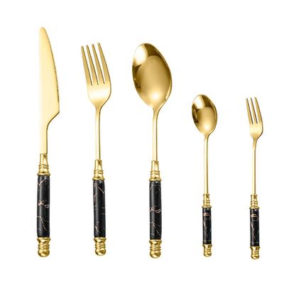 Modern Black Silverware for 18 Flatware Cutlery Set,90 Piece Mirror Polished Stainless Steel Knives Forks Spoons Dinnerware Eating Utensil Set Tableware for Home Restaurant Kitchen Color Handle