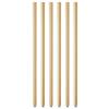 6 Pcs Partition Privacy Screen Wooden Slats, Modern Room Divider Partition Posts with Fitting, Entrance/Living Room Privacy Divider Decor Column(Natural,140cm/55.1in/4.6ft) view 1