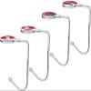 AmazonBasics Lightweight Metal Stocking Hangers for Mantel, Non-Slip Christmas Stocking Holders, Set of 4 (Multi Style) view 1