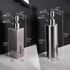 CKKNILV Soap Dispenser Lotion Dispenser Shower Dispenser Manual Soap Dispenser with Visible Window Waterproof 304 Stainless Steel Soap Pump,Shower Pump for Toilet,Bathroom Liquid view 2