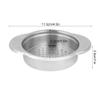 1PCS Stainless Steel Canned Food Drainer,Sieve Tuna Press Oil Drainer,for Canned Tuna,Canned Vegetables Beans Kitchen Supplies view 2