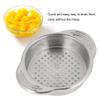 1PCS Stainless Steel Canned Food Drainer,Sieve Tuna Press Oil Drainer,for Canned Tuna,Canned Vegetables Beans Kitchen Supplies view 3