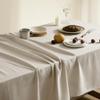 Beige Long Table Cloth for Rectangle Table Linen Textured Dining Table Cloth Decorative Patio Picnic Buffets Wrinkle Resistant Farmhouse Modern Neutral Fabric Table Cover for 8ft Tables 60x120 Inch view 4