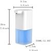 CKKNILV Soap Dispenser Lotion Dispenser Shower Dispenser Soap Dispenser Bottle 12.3OZ/350ML Automatic Induction Foam Soap Dispenser Rechargeable Countertop Soap Pump Dispenser Li view 2
