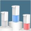 CKKNILV Soap Dispenser Lotion Dispenser Shower Dispenser Soap Dispenser Bottle 12.3OZ/350ML Automatic Induction Foam Soap Dispenser Rechargeable Countertop Soap Pump Dispenser Li view 4
