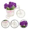 Cabilock Romantic Artificial Hydrangeas Floral Centerpiece for Home Decor Beautiful Flower Accent for Table Arrangements and Floral Party Decorations view 3