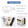 Closet Poles for Hanging Clothes - Heavy Duty Closet Poles w/Mounting Hardware for Bathroom, Windows - 20 24 28 32 36 40 50 60 Inch Length Closet Hanging Rod for Small Space(Black,Length 28in/71.1cm) view 2