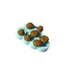 Miniature Pumpkins Silicone Mold 7 in 1 pumpkin mold Halloween Mold Plaster mould Polymer Clay mold Handmade candle mold Fall soap mold view 1