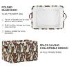 ALAZA Carrot Cherry Rabbit Large Storage Baskets for Organizing Foldable Storage Bins for Shelves Home with Handles 2 Pack view 2