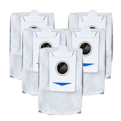 YUGHKBN Pack of 5 Dust Bags Compatible for Deebot X2 Omni Robot Vacuum Cleaner Accessories