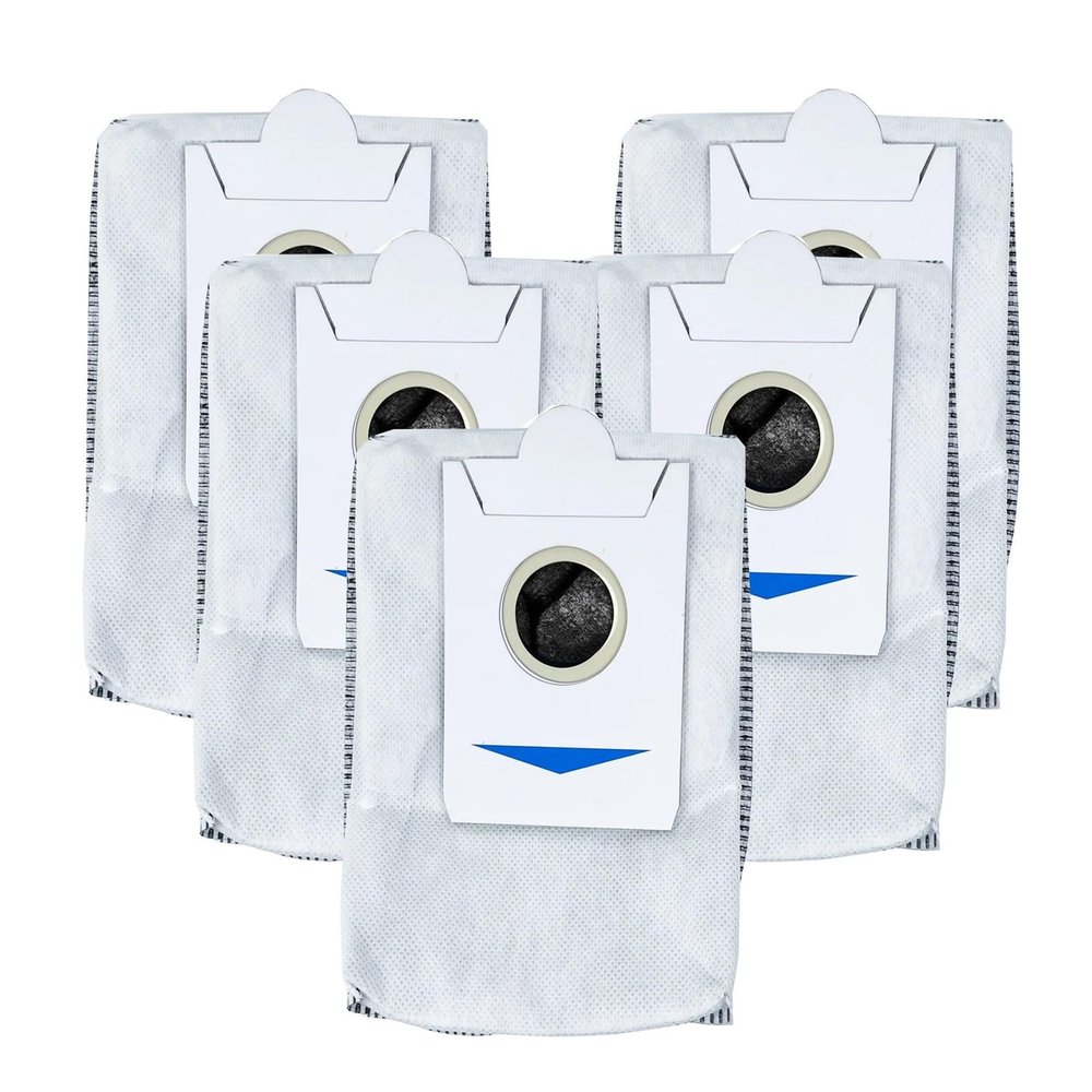 YUGHKBN Pack of 5 Dust Bags Compatible for Deebot X2 Omni Robot Vacuum Cleaner Accessories