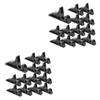 STOBAZA 2sets Sturdy Plastic Easel Holder Stand Display Stands for Picture Frames Desktop Displaying Pedestal Multi-use Album Base 16pcs*2 view 1