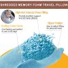 1 MIDDLE ONE Car Pillow for Kids, Memory Foam Cooling Travel Pillow for Car and Adults, Kids Car Pillows for Sleeping on Road Trip, Small Body Pillow for Kid (Cooling Blue) view 3
