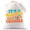 JNIAP Ukulele Tote Bag Ukulele Lover Gift Ukulele Player Gift Ukulele Musician Gift Ukulele Teacher Gift Uke Shoulder Bag (Ukulele tb) view 1