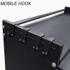 Hltdzer Over The Toilet Storage Cabinet Bathroom Storage Rack with Metal Frames Over Toilet Organizer Industrial Freestanding Bathroom Rack Above Toilet with Shelf Suitable(Black,27.6in/70cm) view 4