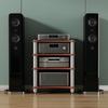 BAYTEWJX Stereo Stand,Audio Rack,Media Shelf,Game Console AV Media Corner Projector Shelf,Stereo Audio Rack Tower,for Projector,PS5,DVD Player,Game Console,Cable Box. view 4