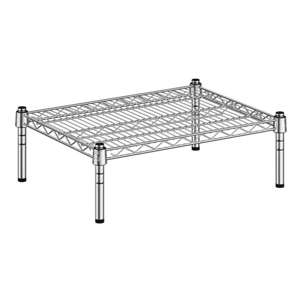 FixtureDisplays 18" Wide NSF Chrome Dunnage Shelf with 8" Posts WS-460EC1824D81-NF