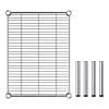FixtureDisplays 18" Wide NSF Chrome Dunnage Shelf with 8" Posts WS-460EC1824D81-NF view 3