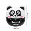 Mechanical Timer Cute Panda Shape Kitchen Timer, ABS Material Mechanical Cooking Reminder for Baking, Frying with Alarm (Black) view 2