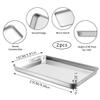 Baking Tray Stainless Steel Oven Tray No Stick Cookie Pan Baking Sheet Pans for Cooking Tools 2PCS, Baking Sheet Pans view 3