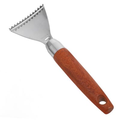 Cabilock Stainless Steel Fish Scaler Tool Ergonomic Handheld Cleaner for Efficient Fish Descaling and Versatile Kitchen Tool for Home Cooks and Chefs