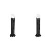 2Pcs Smart Silent Tower Fan 90 Degree Oscillating Bladeless Cooling Fan Quiet Standing Fan with Light for Home Office Bedroom view 1