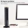 2Pcs Smart Silent Tower Fan 90 Degree Oscillating Bladeless Cooling Fan Quiet Standing Fan with Light for Home Office Bedroom view 4