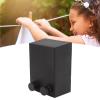 Clotheslines for Outside, Clothesline Built in Retractable Clothesline 4.2m/13.8ft, Clothes Drying Line for Families Villas Business () view 2