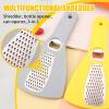 3-in-1 Stainless Steel Potato Grater with Can Opener Bottle Opener, 2024 New Multi-functional Shredded for Carrot Vegetable,Beer Opener Lid Opener Jar Opener for Weak Hands(Yellow,1PCS) view 3