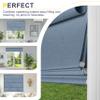 Sulugood Cordless Roman Shades for Windows Blackout Roman Blinds,Room Darkening Thermal Insulated Window Shades for Home Living Room Bedroom, Blackout Blue 29" W x 56" H view 4
