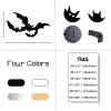 Metal Bat Wall Decor, Halloween Bat Metal Wall Decor, Flying Bats Metal Wall Art, Halloween Metal Sign, Bat Wall Art, Scary Halloween Decorations, Living Room Wall Art (Gold, 24"x13" | 60x34cm) view 4