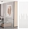 AMUFJJ 2 3 4 5 FT 6 7 Feet Room Divider Post Column, Floor to Ceiling Wall Partition Post Room Divider, 8 Pcs Screen Partition Post for Entrance/Living Rooms(215cm/84.6in/7.1ft) view 1