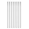 3ft/ 4ft/ 5ft/ 6ft/ 7ft Privacy Room Dividers Post, 4/ 6/ 8 Pack Wall Partition Room Divider Floor to Ceiling, Hotels Apartments Bars White Standing Wall Partition Column(White 8pcs,100cm/39.4in/3.3ft view 1