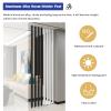 3ft/ 4ft/ 5ft/ 6ft/ 7ft Privacy Room Dividers Post, 4/ 6/ 8 Pack Wall Partition Room Divider Floor to Ceiling, Hotels Apartments Bars White Standing Wall Partition Column(White 8pcs,100cm/39.4in/3.3ft view 3
