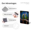 Strong Magnetic Fridge Parrots Magnet Fridge Sticker Decorative Refrigerator Magnets Square Small Funny Whiteboard Magnets for Home Kitchen Office Cabinet view 3