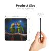 Strong Magnetic Fridge Parrots Magnet Fridge Sticker Decorative Refrigerator Magnets Square Small Funny Whiteboard Magnets for Home Kitchen Office Cabinet view 4