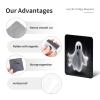 Strong Magnetic Fridge Black and Halloween Ghost Magnet Fridge Sticker Decorative Refrigerator Magnets Square Small Funny Whiteboard Magnets for Home Kitchen Office Cabinet view 3